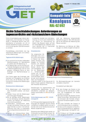 GET Kompaktinfo 111. Bitte klicken Sie auf das Vorschaubild, um das entsprechende PDF-Dokument in einem separaten Fenster zu öffnen.