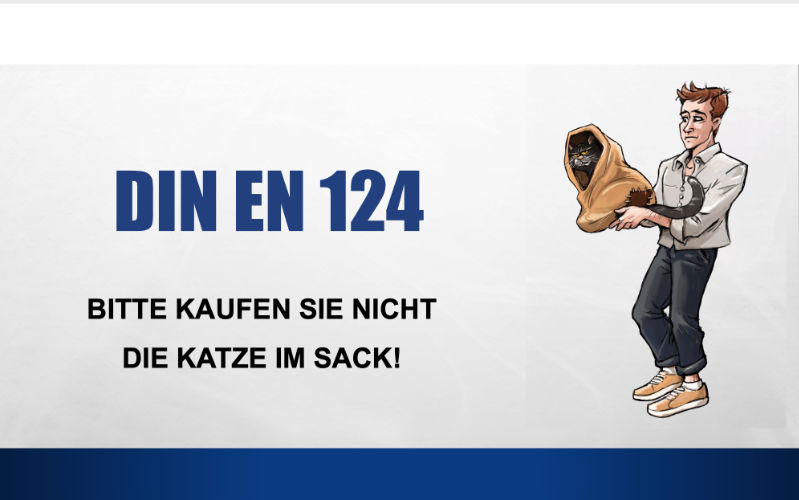 DIN EN 124. Anklickbares Vorschaubild, um das zugehörige PDF in einem neuen Fenster zu öffnen.