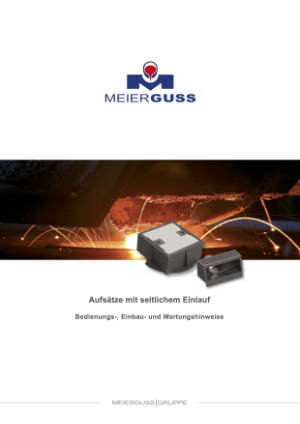Bedienungs-, Einbau- und Wartungshinweise. Aufsätze mit seitlichem Einlauf. Bitte klicken Sie auf das Vorschaubild, um das entsprechende PDF-Dokument in einem separaten Fenster zu öffnen.