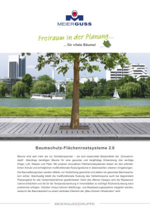 Flyer Baumschutz-Flächenrostsysteme 2.0 Vorschaubild, um das zugehörige PDF in einem neuen Fenster zu öffnen.