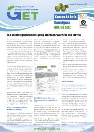 GET Kompaktinfo 40. Bitte klicken Sie auf das Vorschaubild, um das entsprechende PDF-Dokument in einem separaten Fenster zu öffnen.