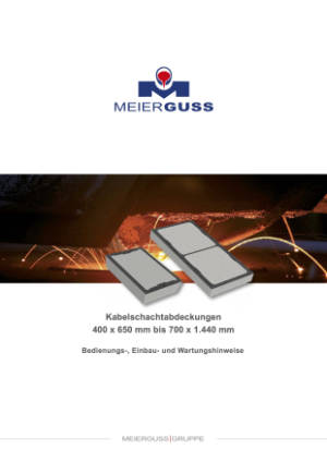 Bedienungs-, Einbau- und Wartungshinweise. Kabelschachtabdeckungen 400 x 650 mm bis 700 x 1.440 mm. Bitte klicken Sie auf das Vorschaubild, um das entsprechende PDF-Dokument in einem separaten Fenster zu öffnen.