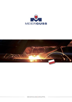 Broszura wizerunkowa MeierGuss Polska. Podgląd obrazu, aby otworzyć odpowiedni plik PDF w nowym oknie.
